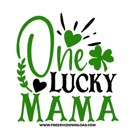 One Lucky Mama Free Svg And Png Cut Files Free Svg Download