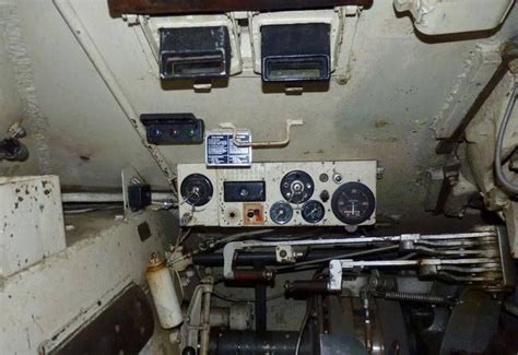 Interior Of The Hetzer Tank Hunter Showing The Drivers