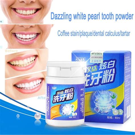 Buy 80ml Activated Pearl Powder Teeth Whitening Powder