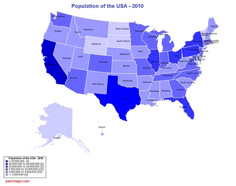 United States Map By Population