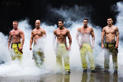 firefighters strip off for 2017 firefighter s calendar australia daily mail online