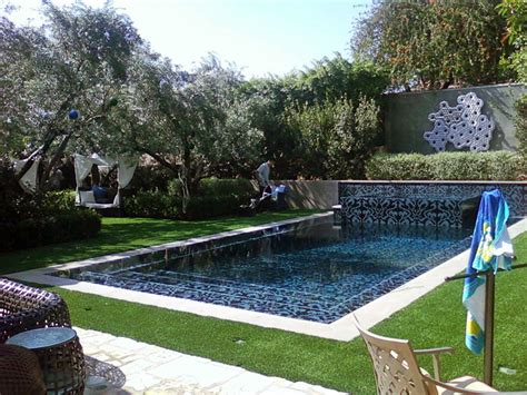 Fake Turf Safford Arizona Landscape Rock Swimming Pool Designs