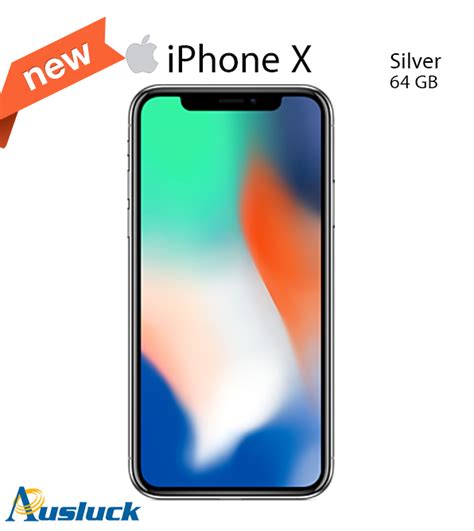 Apple Iphone X 64gb Silver Unlocked Brand New Mqa62xa Ausluck