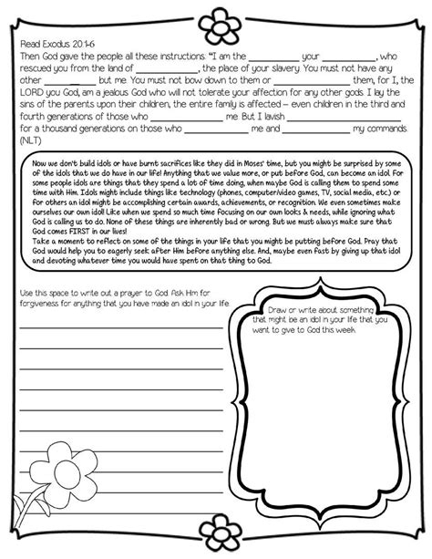 Free Printable Devotional Worksheets Printable Worksheets