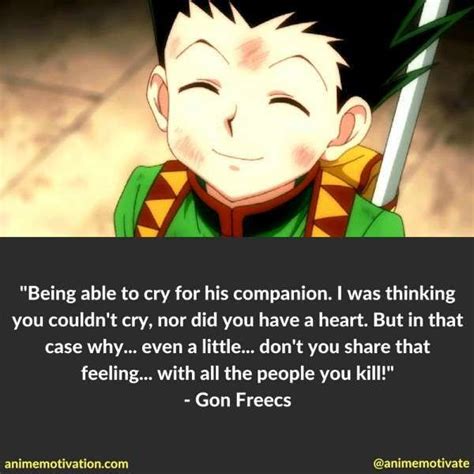 38 Hunter X Hunter Quotes Anime Fans Will Love Hunter Quote Hunter