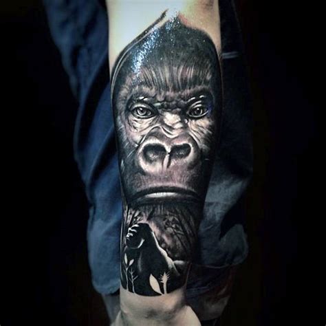 100 Gorilla Tattoo Designs For Men Great Ape Ideas