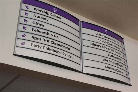 Modular Sign Systems Curved Frame Technology