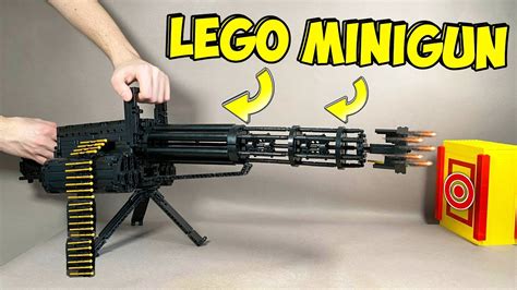 WORKING LEGO Minigun / Lego Gun Tutorial - YouTube