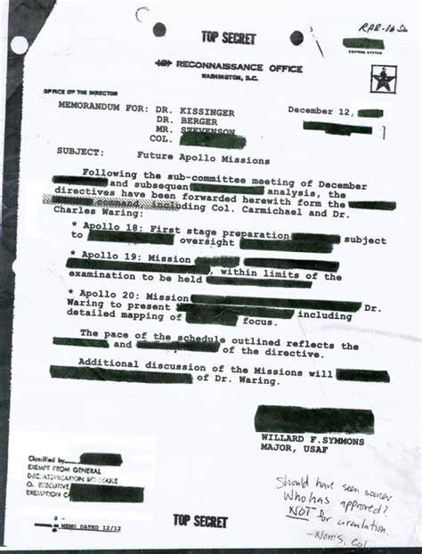 “apollo 18″ Viral New Classified Document Breaks Down Missions