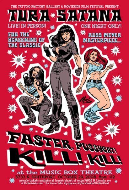Faster Pussycat Kill Kill 80s Movie Posters Gig Posters Movie
