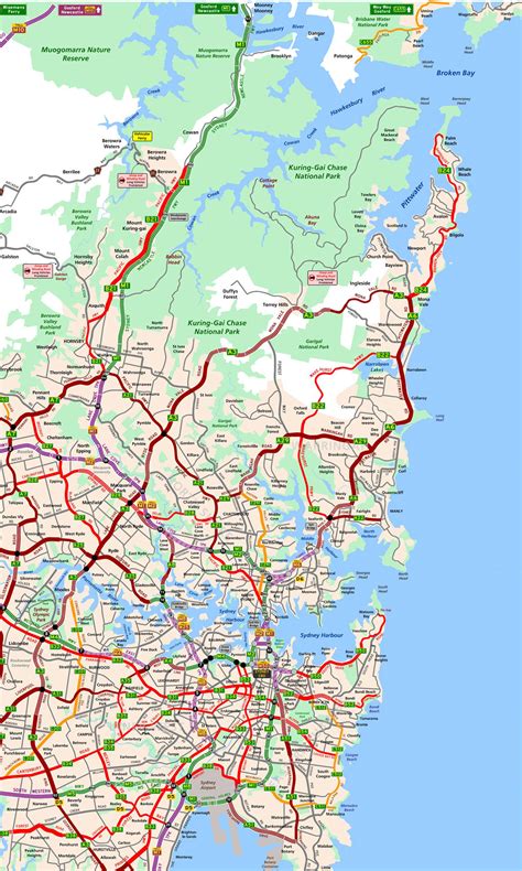 Map Of Sydney