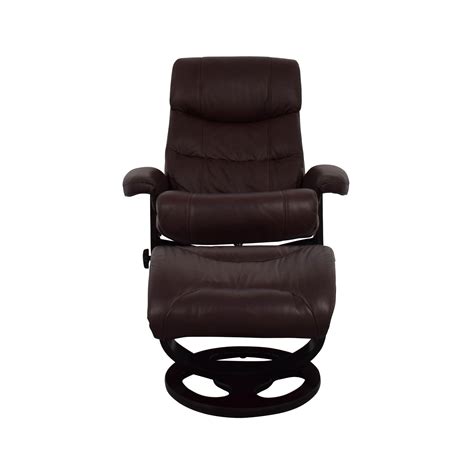 Get 5% in rewards with club o! 59% OFF - Macy's Macy's Aby Brown Leather Recliner Chair ...