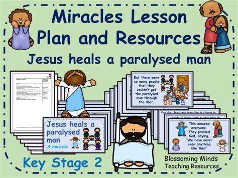 Jesus Heals A Paralysed Man Ks2 Plan Jesus Miracles Teaching Resources