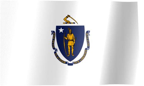 Flag Of Massachusetts  All Waving Flags