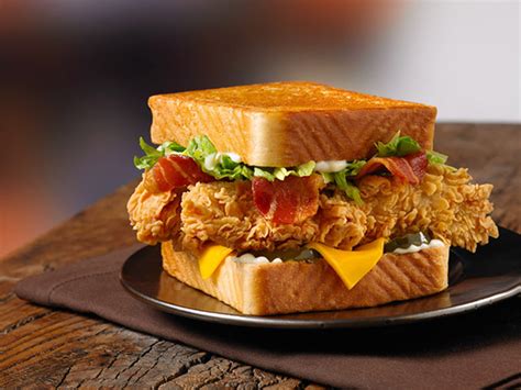 Roll chicken in dry ingredients. Church's Chicken Introducing The Big Tex Club Sandwich