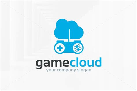 Game Cloud Logo Template V2 Creative Daddy