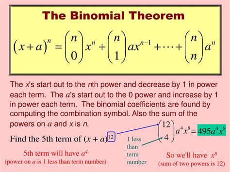 Ppt The Binomial Theorem Powerpoint Presentation Free Download Id