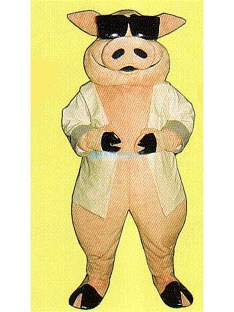 Heavy Hog Mascot Costume