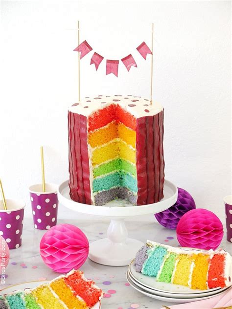 If that was all it did, i'd be happy, but this sucker is also a. How To Make an Easy Tiered Rainbow Cake - a simple and fun ...