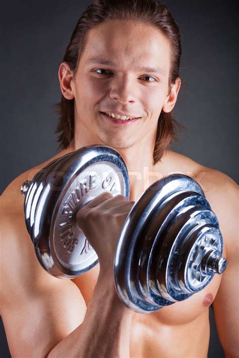 Muscular Man Stock Image Colourbox