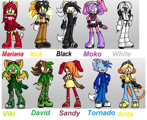 My Sonic Ocs By Kagamineroxas6633 On Deviantart