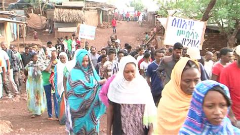 Eritrean Justice Seekers Demonstration In Shimelba Refugees Camp 2016