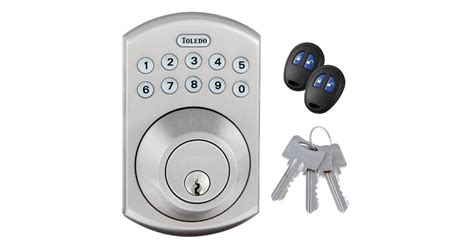 Toledo Fine Locks Electronic Stainless Steel Deadbolt With Remote