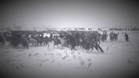 Chief Bigfoot Band Memorial Riders Arrive At Wounded Knee Youtube