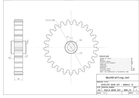 How To Draw Involute Gear Tooth Profile Alter Playground