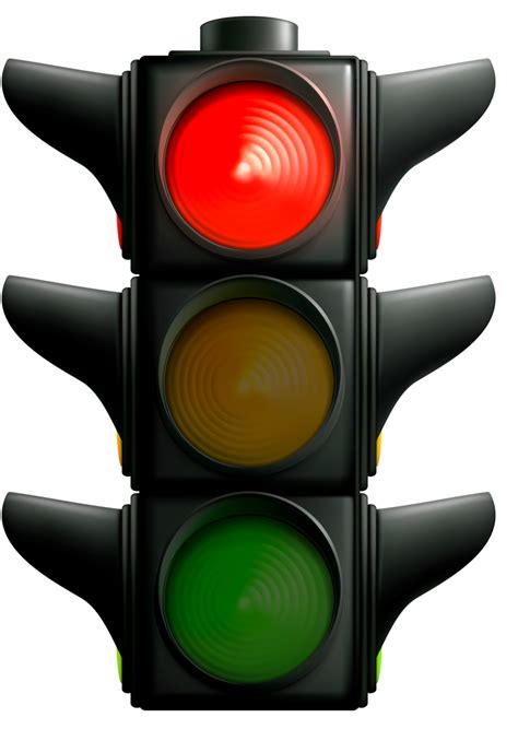 Red Traffic Light Clipart