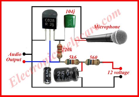Microphone Circuit Diagram Electronics Help Care