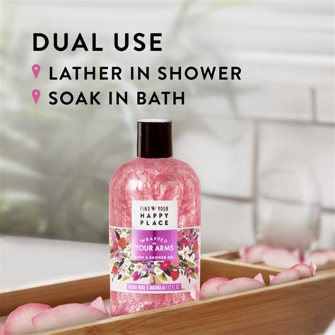 Find Your Happy Place Indulgent Bubble Bath And Shower Gel Wrapped In
