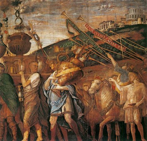 Andrea Mantegna Triumphs Of Caesar Scene Tempera On Canvas