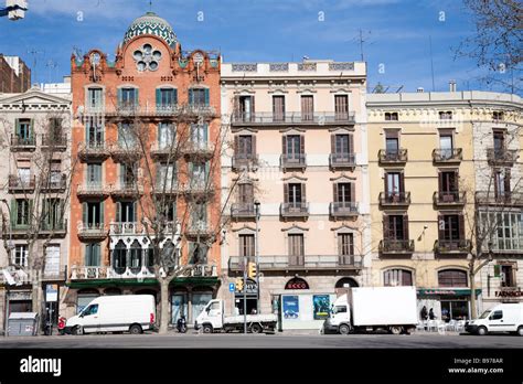 Architecture Barcelona Spain Stock Photo Alamy