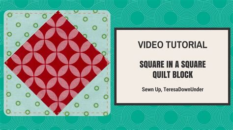 Quick And Easy Square In A Square Quilt Block Video Tutorial Youtube