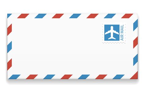 Air Mail Envelope Letter Icon Postal S Graphic By Microvectorone