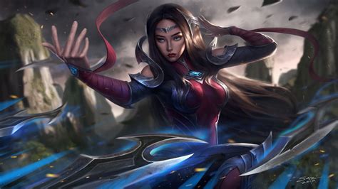 Irelia Champion League Of Legends The Will Of The Blades Desktop Hd
