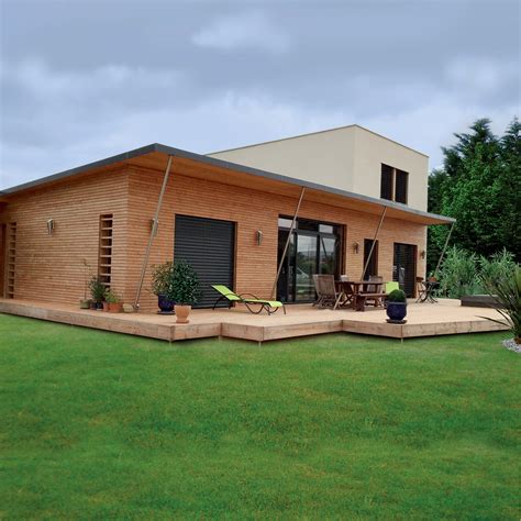 rielcy maison ossature bois bioclimatique par nature et bois construction la maison bois par
