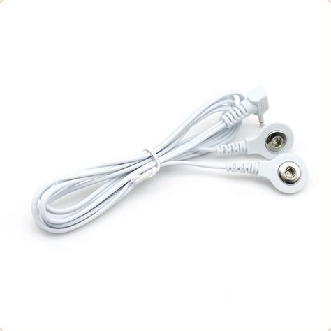 Adult Sex Toy Wholesale Snap Electrode Lead Wires 2 In 1 Adult Sex