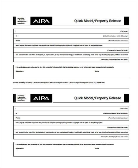 FREE 9+ Property Release Forms in PDF | MS Word