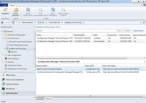 Update Now Available In System Center Configuration Manager Technical Preview Just