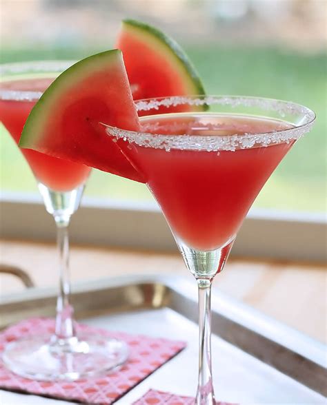 Fresh Watermelon Martini Cocktail Creative Culinary