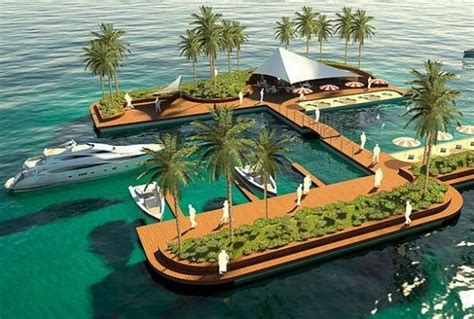 Artificial Islands Present Natural Retreat Floating On Waves Three Arts