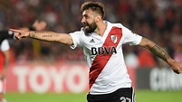 Lucas Pratto is delighted after scoring the 1-0 match winner as River ...