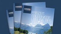 Luzern Tourismus: Broschüre Freizeiterlebnisse