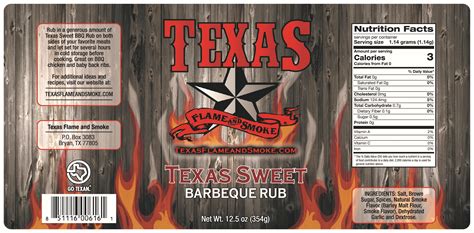 Texas Sweet Texas Flame And Smoke