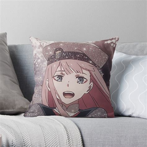Zero Two Anime Throw Pillow For Sale By Samereisheh Redbubble
