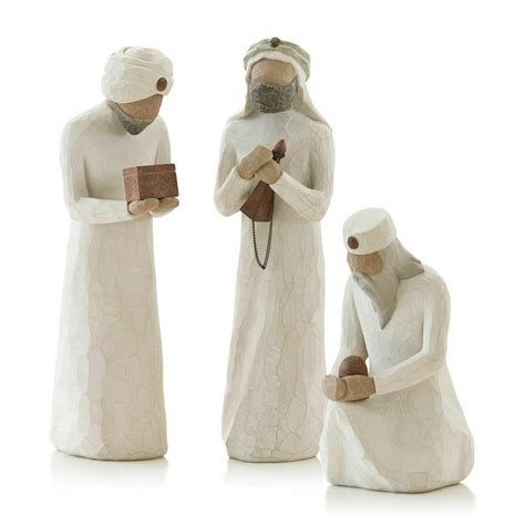 Willow Tree Nativity Collection Wisemen 3 Pieces