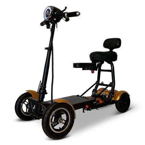 Fold And Travel Mobility Scooters For Adults 4 Wheel Long Range Mobility Scooter Electric