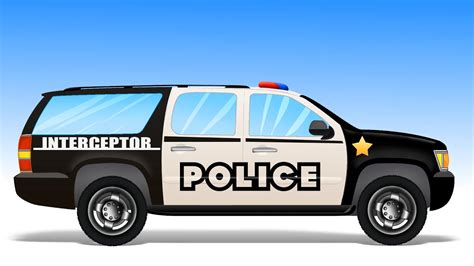 Police Suv Kids Video Police Car Vehicles For Children Kids